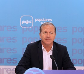 El secretario general del PP local, Miguel Marín