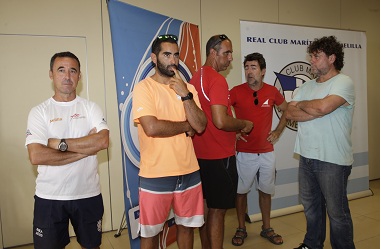 Miembros de los equipos técnicos del Club Marítimo