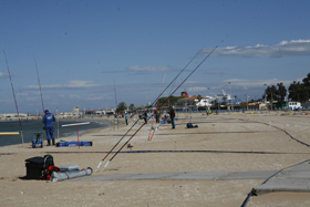 Imagen de una prueba celebrada en las playas melillenses