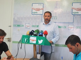 El presidente de Coalición por Melilla (CPM) y líder de la oposición, Mustafa Aberchán