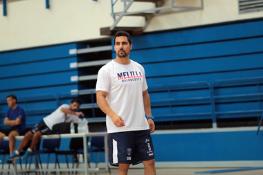 Álvaro de Pedro, preparador físico del Club Melilla Baloncesto