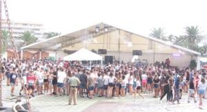 Afluencia de público al ‘Espacio Joven’