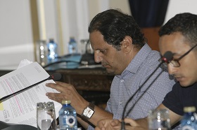 Hassan Mohatar, diputado de Coalición por Melilla (CPM), en la Asamblea