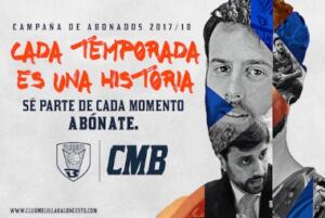 Cartel promocional de la campaña de abonados 2017-2018
