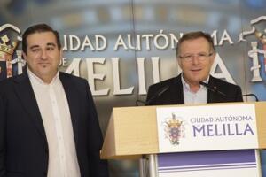Eduardo de Castro y Luis Escobar, los diputados de Ciudadanos (Cs) en la Asamblea de Melilla