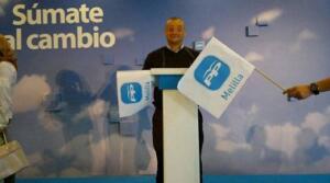 “A Imbroda le han descubierto un presunto terrorista en la primera línea de flotación del PP”, dijo Aberchán