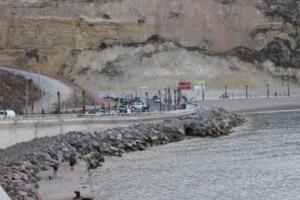 La avería se ha producido a la altura de la rotonda de acceso a Horcas Coloradas