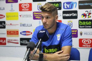 Lolo Garrido, jugador de la U.D. Melilla