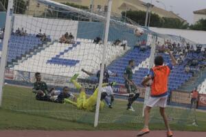Imagen del gol conseguido por Odei en el encuentro del pasado domingo ante el Betis Deportivo
