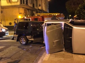En la imagen, un foto de archivo de un accidente en Melilla
