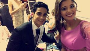 Los dos representantes de Melilla, Afi El Founty y Hamed Isbai