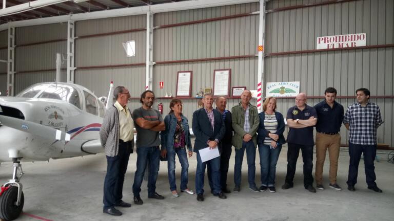 Momento del acto celebrado en la capital maña por los melillenses residentes en Zaragoza