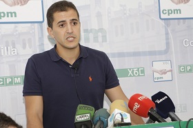 El diputado de Coalición por Melilla (CPM) Rachid Bussian