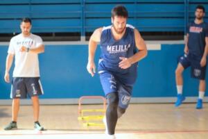 Pablo Almazán, durante la sesión de trabajo de ayer