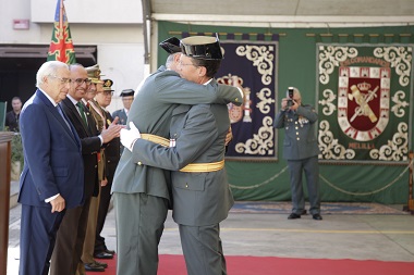 Cruz al Mérito de la Guardia Civil para el subteniente Rivera