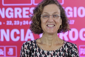 La secretaria general de los socialistas de Melilla, Gloria Rojas