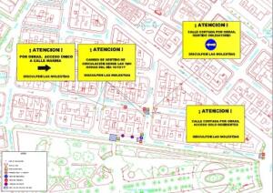 Este cierre al tráfico de General Marina afectará a la circulación en las vías aledañas