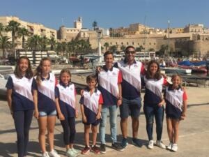 Componentes del Equipo de Regatas del Real Club Marítimo de Melilla que se desplazaron a tierras murcianas