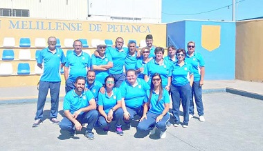 El Club Petanca Melilla se proclamó en el mes de julio ganador de la competición local