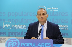 El vicesecretario de Comunicación del PP de Melilla, Javier Lence