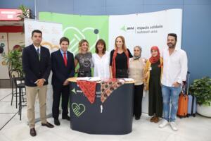 Llegada a Melilla de un grupo de participantes y de invitados de Fórum