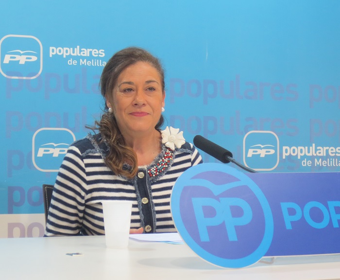 La secretaria de Comunicación del PP local, Cristina Rivas