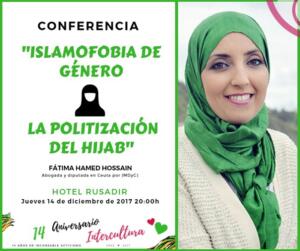 Cartel anunciador de la conferencia de Intercultura