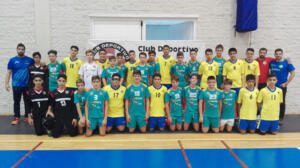 Equipo de base del Club Sporting Constitución que se desplazó a Almería