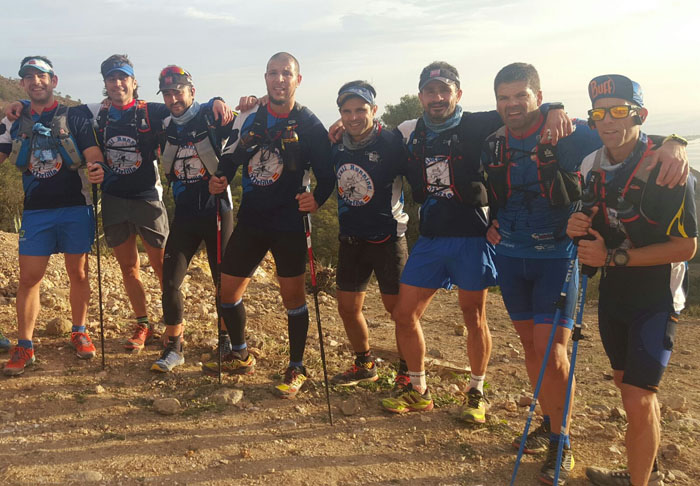 Atletas del Club Trail Running Melilla que participarán el domingo en la Falcotrail, en Murcia