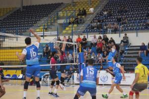 Bruno Verissimo fue el máximo anotador de los melillenses ante el Urbia Voley Palma