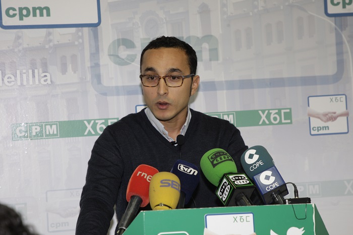 El diputado de Coalición por Melilla (CPM) Mohamed Ahmed