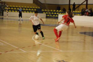 Fabi, en el encuentro de la pasada jornada, frente a El Ejido