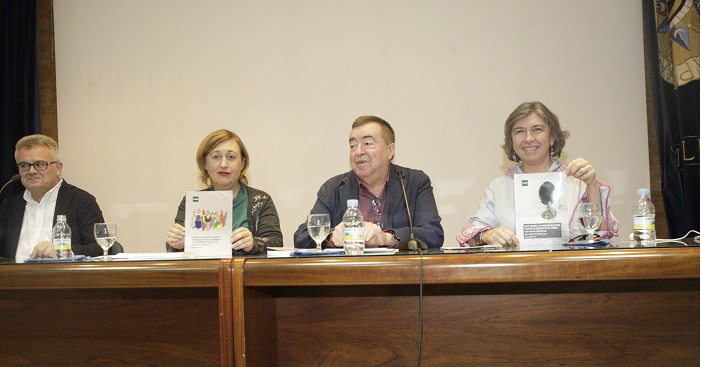 José Romera introdujo la presentación de Yolanda Soler e Itziar Pascual