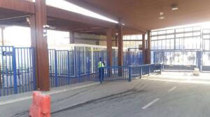 Imagen del paso fronterizo de Beni-Enzar el martes, día en que se empezó a aplicar la medida