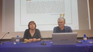 Concepción Carcajosa y el guionista Carlos López, ponentes de “Melilla en serie”