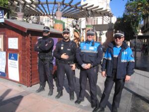 Varias unidades de la Policía Local participan en el dispositivo