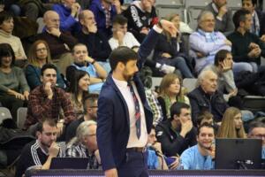 Alcoba, durante un encuentro en el 'Javier Imbroda'