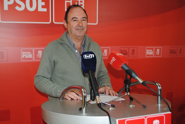 El secretario de Política Autonómica y Municipal del PSOE melillense, Francisco Vizcaíno