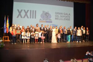 Foto de familia premiados XXIII Gala del Deporte