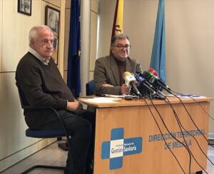 José de la Vega (Atención Primaria) y Francisco Robles, director territorial del Ingesa