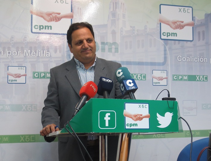 El portavoz de CPM, Hassan Mohatar