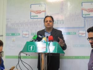 El portavoz de CPM, Hassan Mohatar