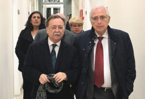Juan Vivas y Juan José Imbroda, el pasado lunes