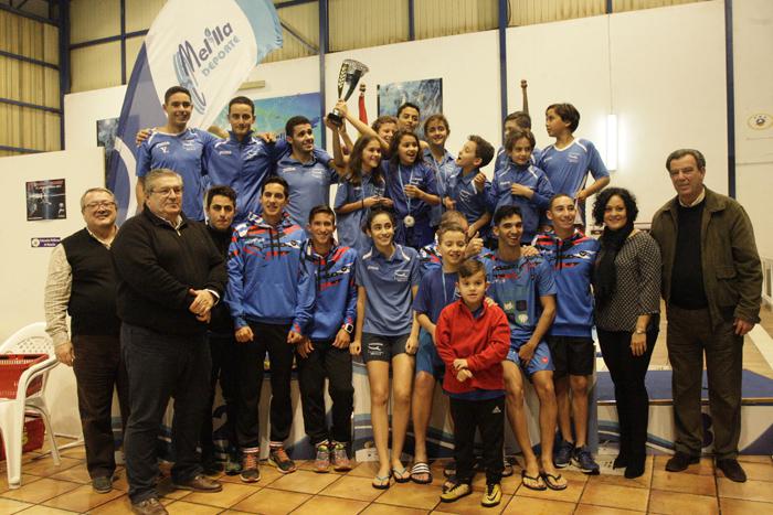 Club Natación Melilla, ganador del XV Trofeo Ciudad de Melilla de Natación