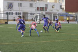 Imagen de un partido de los peñistas en La Espiguera