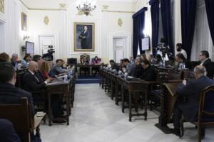 Dani Rodríguez, en una acción del encuentro de ayer