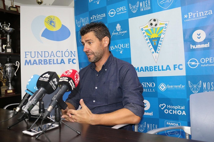 Fernando Estévez, entrenador del Marbella