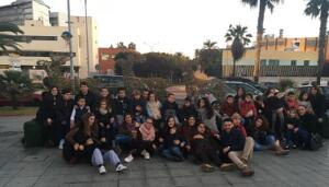 Participantes en la chocolatada del pasado año
