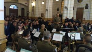 El Concierto de Navidad concluyó con la interpretación del Himno Nacional en el que hubo un impresionante silencio y muestra de respeto
