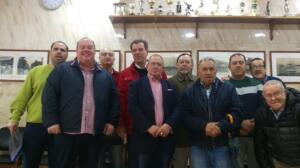 Foto del acto de la visita de una comisión de los miembros de la Asociación de la Prensa Deportiva de Melilla en el Centro Hijos de Melilla